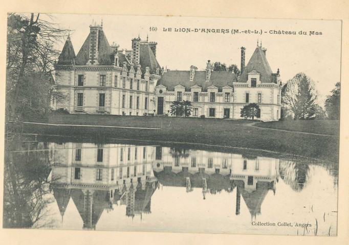 160. Le Lion-d'Angers (M-et-L). Château du Mas