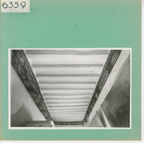 Brissac : Château, détails des plafonds