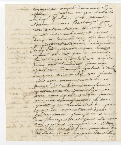 Correspondance de Boussingault Jean-Baptiste, docteur des mines du departement du Bas Rhin [à Pierre-Jean David d'Angers et à Leferme]