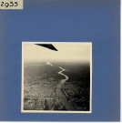 Angers : Vue aérienne vers l'aval