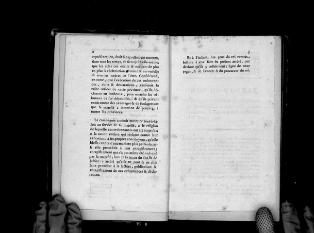 Arrêté du présidial d'Angers, du 25 mai 1788