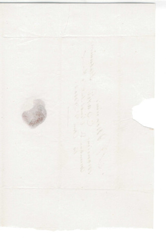 Correspondance de l'élu Mortan (ou Rostan ?) adressée à Pierre Jean David d'Angers