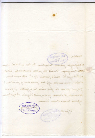 Correspondance de Jules Favre avec Pierre-Jean David d'Angers