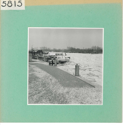 Bouchemaine : Glace dans la Loire