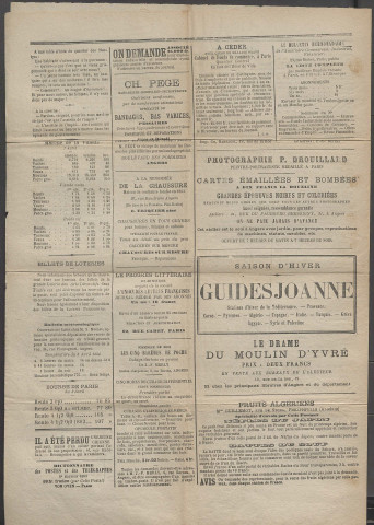 Le postillon. 10 avril 1884 (2e année, n° 99)