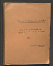Dossier préparatoire à l'Essai sur le département de la Vendée
