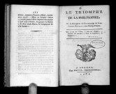 Le triomphe de la philosophie, ou la réception de Voltaire et de Jean-Jacques Rousseau aux Champs-Elysées, (par Joachim Proust)