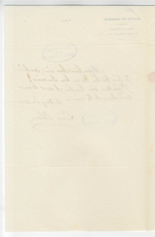 Correspondance de Louis Blanc, membre du gouvernement provisoire [à Pierre-Jean David d'Angers]