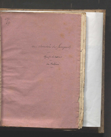 Une chambrée de Savoyards