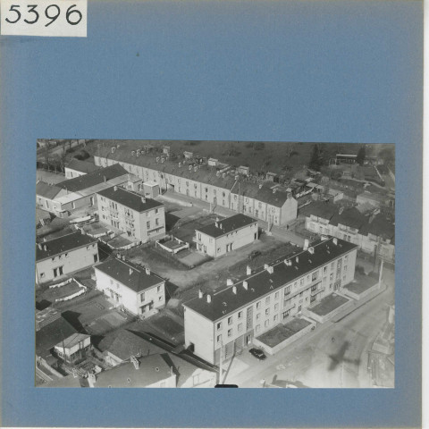 Segré : Le bourg, vue aérienne