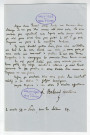 Correspondance de François-Saturnin-Léonide Babaud-Laribière [à Pierre-Jean David d'Angers]