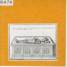 Angers : Eglise des Cordeliers, tombeau (Atlas Célestin Port, planche 16, gravure)