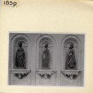 Angers : Détail d'une face de la statue du Roi René