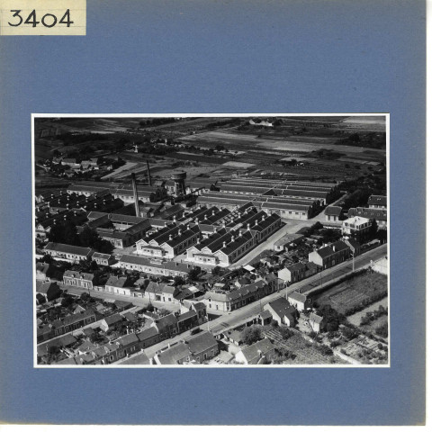 Trélazé : Manufacture des allumettes (vue aérienne)