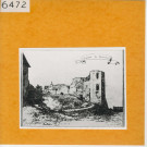 Beaufort-en-Vallée : Château (Atlas Célestin Port, planche 14, gravure)