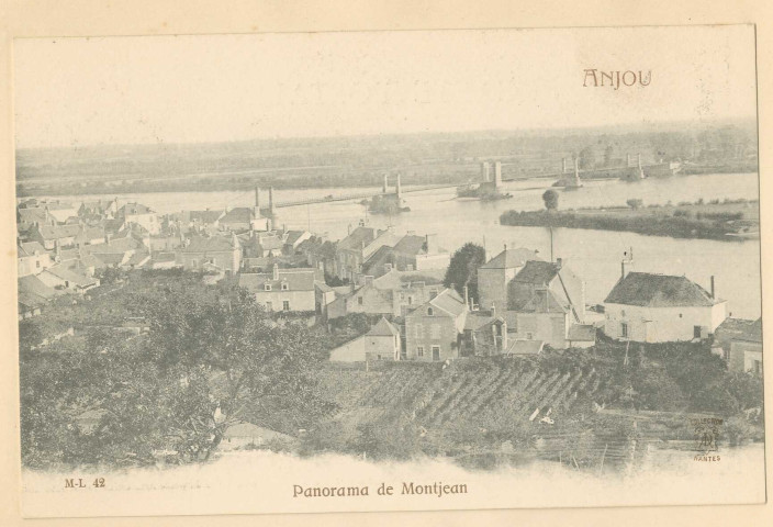 M-L 42. Anjou. Panorama de Montjean
