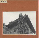 Montsoreau : Echafaudage extérieur