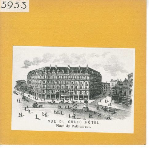 Angers : Place du Ralliement (Catalogue exposition de 1895)