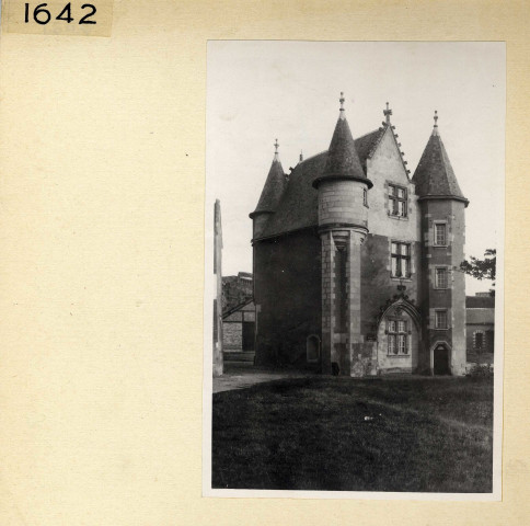 Château d'Angers : Châtelet (façades ouest et nord)