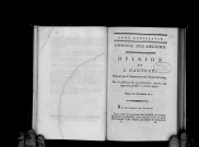 Opinion de J. Gautret, député par le département de Maine-et-Loire, sur la résolution du 13 vendémiaire, relative aux jugements en dernier ressort. Séance du Conseil des anciens, du 23 frimaire an VII