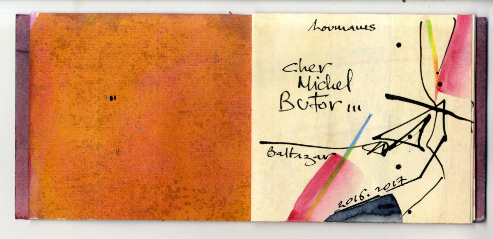 Cher Michel Butor...