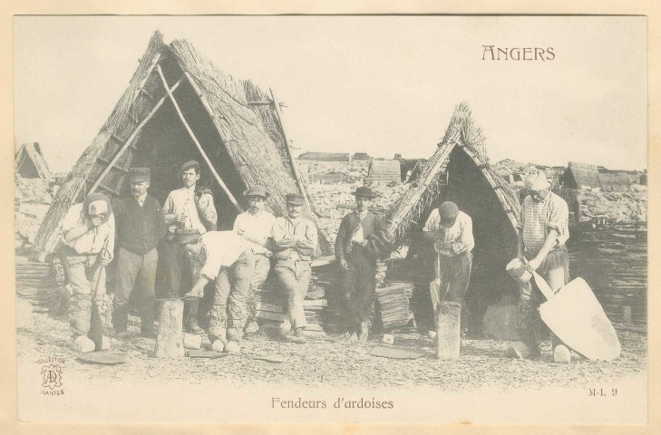 M-L 9 Angers. Fendeurs d'ardoises