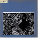 Angers : Vue aérienne prise à l'aplomb de la préfecture (abbaye et tour Saint-Aubin)