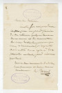 Correspondance de Armand Carrel [à Pierre-Jean David d'Angers]
