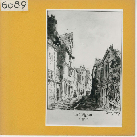Angers : Rue Saint-Aignan (1885)