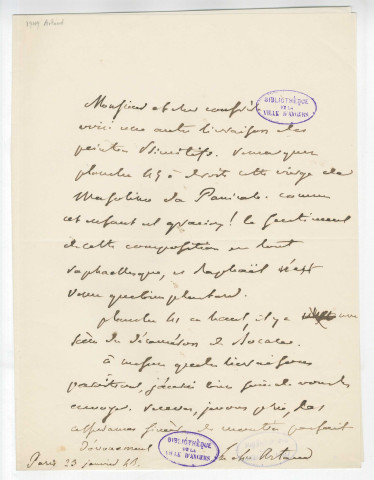 Correspondance du chevalier Artaud