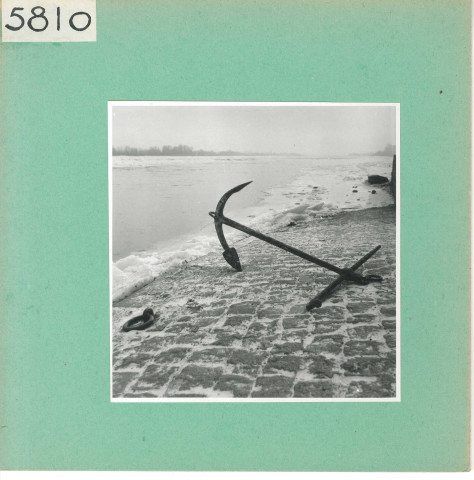 Bouchemaine : Glace dans la Loire