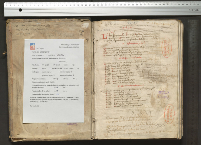 « Liber iste Manipulus curatorum appellatur... Fons sapientie Dei verbum... » « Explicit Manipulus curatorum, compositus a domino Guidone de Monterocherii »