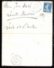 Lettre de Charles-Marie Widor à Jean Huré