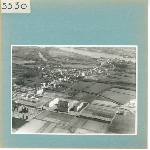 Les Ponts-de-Cé : Vue aérienne