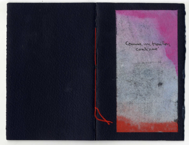 Comme un brouillon continué