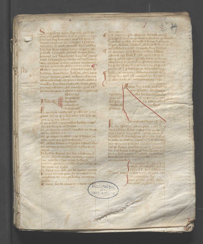 Gratien. Fragments du Décret,. XIV siècle.