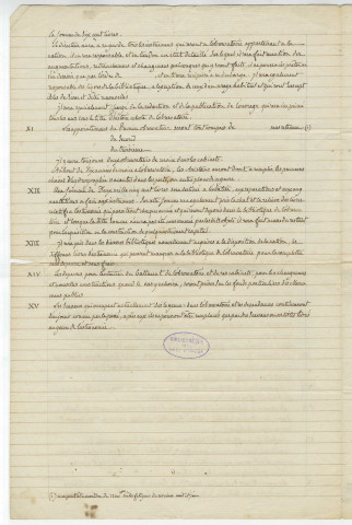 Correspondance de Cassini [avec Lakanal]