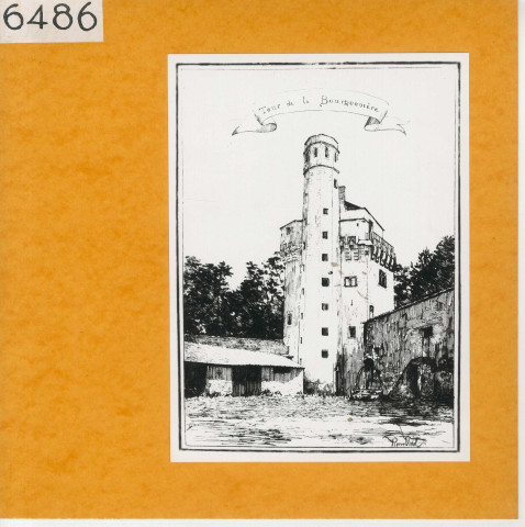 Bouzillé : Château de la Bourgonnière, tour (Atlas Célestin Port, planche 28, gravure)
