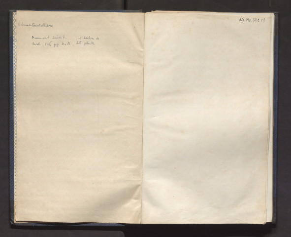 Album botanique et pittoresque d'Italie, 1844. [Relation du voyage]