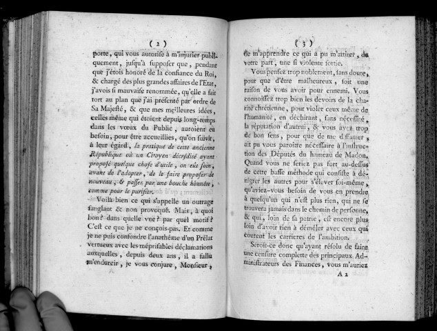 Lettre de M. de Calonne, ministre d'Etat, à M. l'évêque de Blois, sur le cahier de Madon