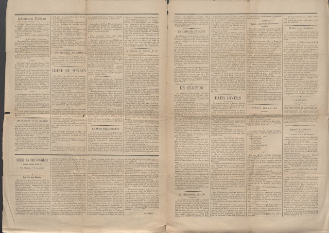 Le postillon. 21 oct. 1883 (1re année, n° 1)