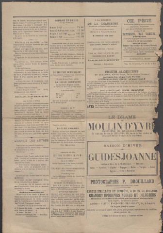 Le postillon. 31 déc. 1883 (1re année, n° 68)