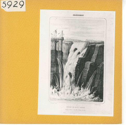 Trélazé : Inondations (Les Petits Carreaux, Juin 1856)