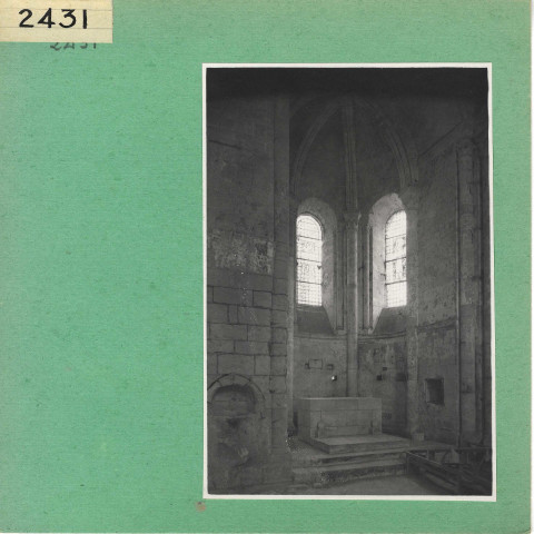 Cizay-La-Madeleine : Abbaye d'Asnières (intérieur)