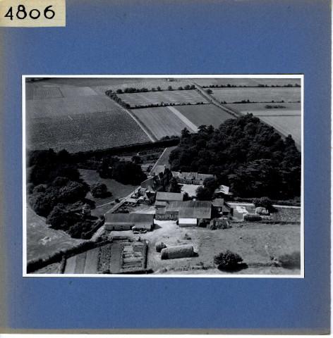 Rochefort-sur-Loire : La Guimonière, vignoble (vue aérienne)