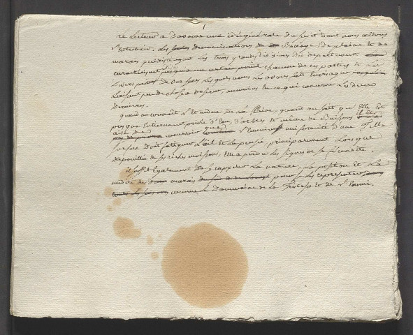 Dossier préparatoire à l'Essai sur le département de la Vendée