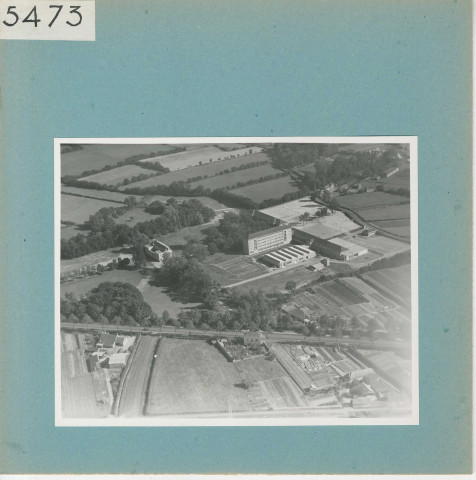 Angers : Ecole La Baronnerie (vue aérienne)