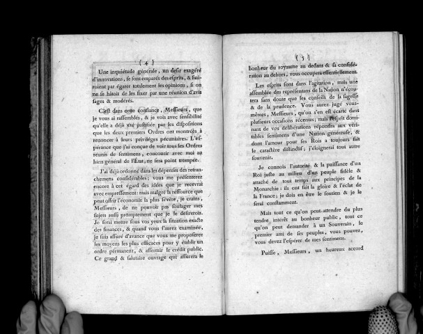 Discours du roi à l'ouverture des États généraux, faite à Versailles le 5 mai 1789.