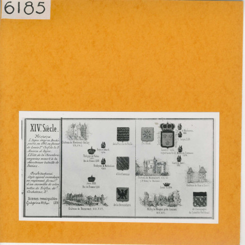 Anjou : Province d'Anjou, détail (par Labessière, XIV°siècle)