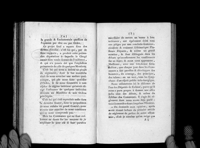 Seconde lettre du comte De Mirabeau à ses commettants